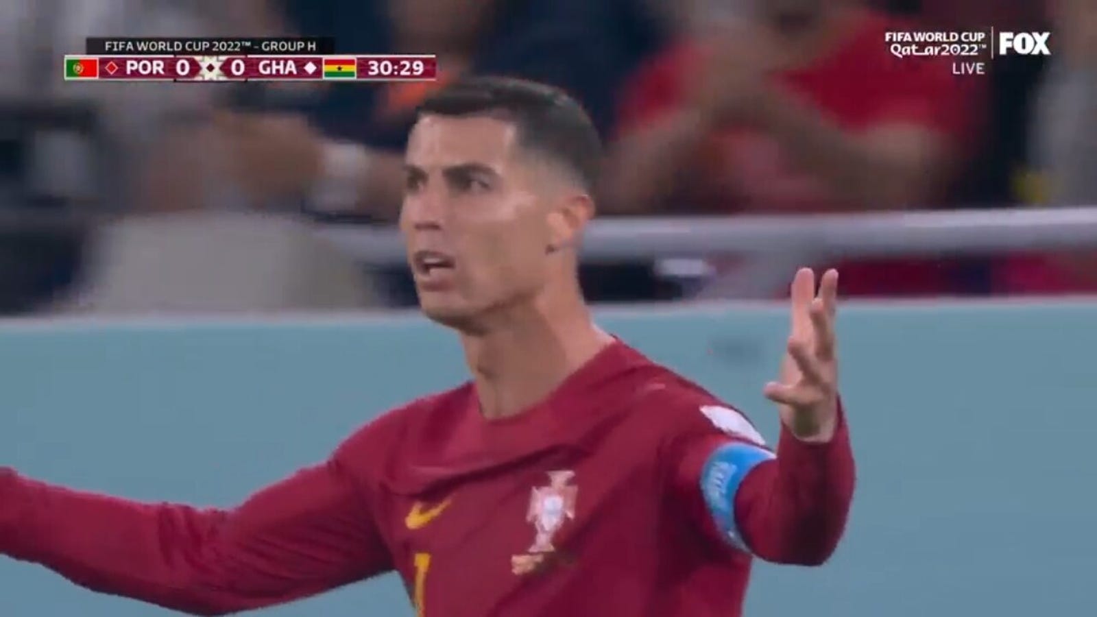 Cristiano Ronaldo's goal vs. Ghana overturned by a foul call