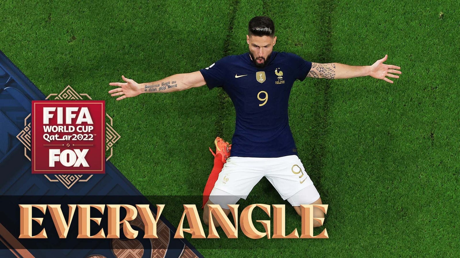 Olivier Giroud scores a record-breaking goal for France in the 2022 FIFA World Cup