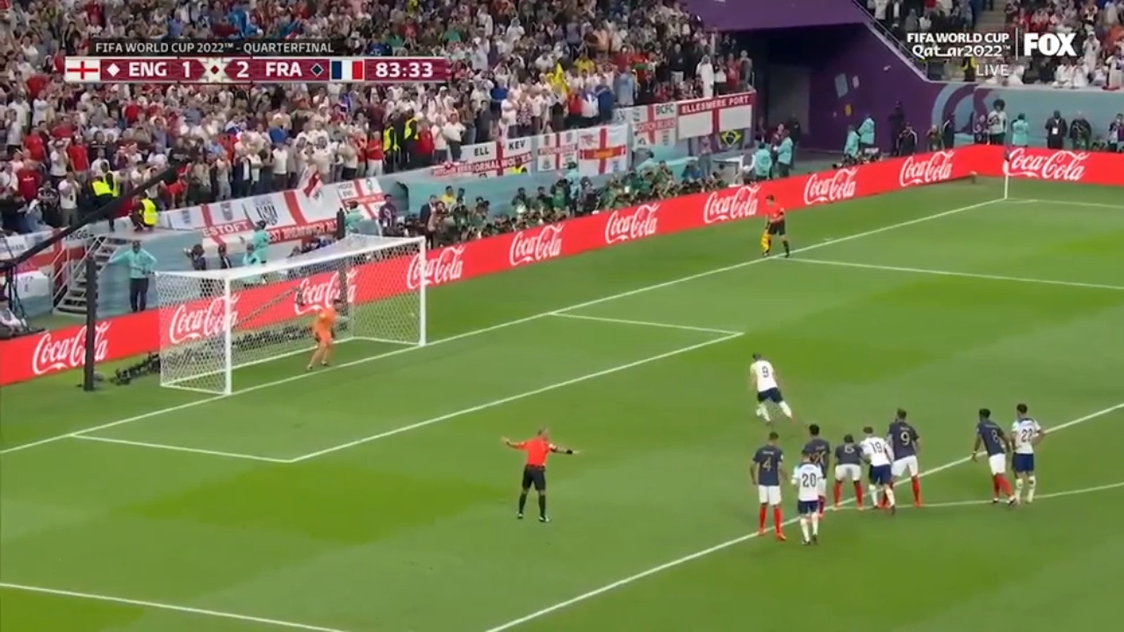 Harry Kane MISSES the game-tying penalty kick against France 