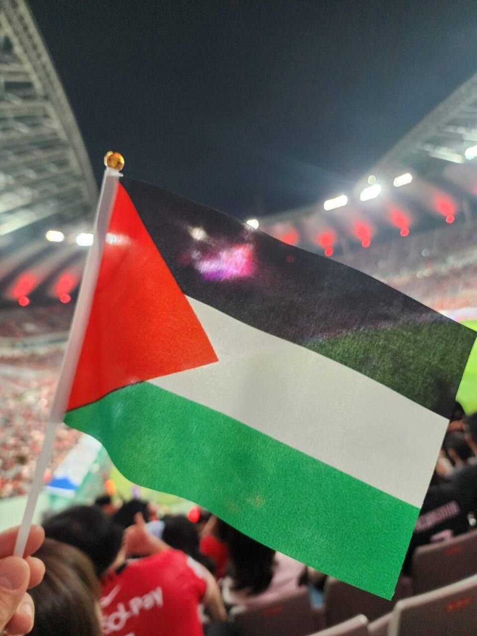 South Korean football fans cheer for Palestine (+Photos)