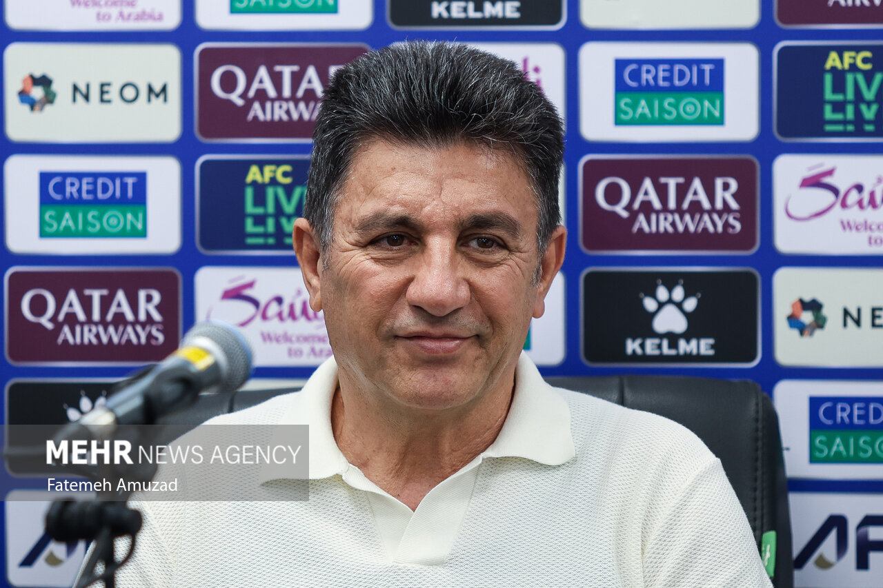 Press conference of Iran, North Korea natl. football teams
